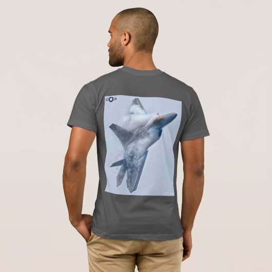 F-22A RAPTOR T-Shirt (Schwarz voll)