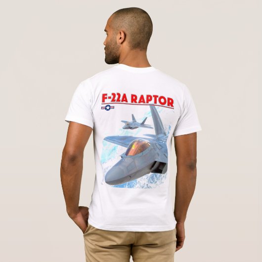 F-22A RAPTOR T-Shirt (Schwarz voll)