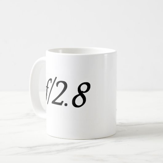 f/2.8 kaffeetasse (Vorderseite Links)