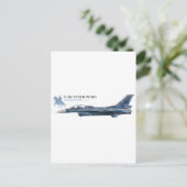 F-2B VIPER ZERO POSTKARTE (Stehend Vorderseite)