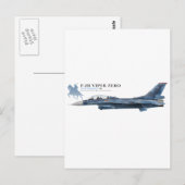 F-2B VIPER ZERO POSTKARTE (Vorne/Hinten)