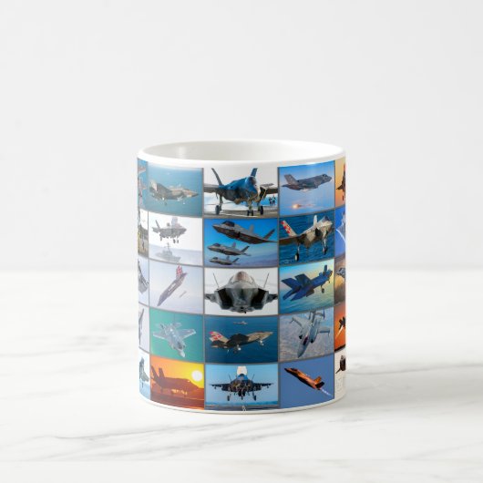 F-35 BELEUCHTUNG II "MONTAGE" KAFFEETASSE (Mittel)