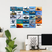 F-35 BELEUCHTUNG II "MONTAGE" POSTER (Heimbüro)