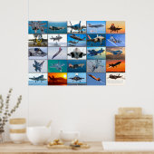 F-35 BELEUCHTUNG II "MONTAGE" POSTER (Küche)