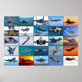 F-35 BELEUCHTUNG II "MONTAGE" POSTER