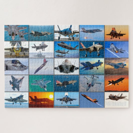 F-35 BELEUCHTUNG II "MONTAGE" PUZZLE (Horizontal)