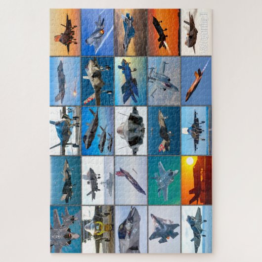 F-35 BELEUCHTUNG II "MONTAGE" PUZZLE (Vertikal)
