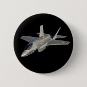 F-35 Blitz II Panther Jet Fighter Button (Vorderseite)