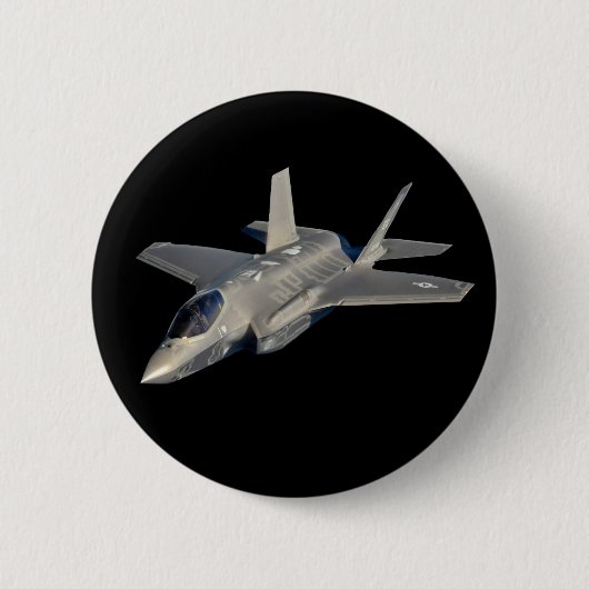 F-35 Blitz II Panther Jet Fighter Button (Vorderseite)