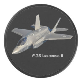 F-35 Blitz II Panther Jet Fighter Eishockey Puck