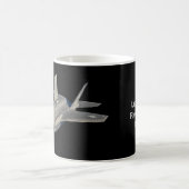 F-35 Blitz II Panther Jet Fighter Kaffeetasse (Mittel)