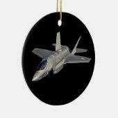 F-35 Blitz II Panther Jet Fighter Keramik Ornament (Rechts)
