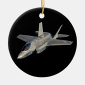 F-35 Blitz II Panther Jet Fighter Keramik Ornament (Vorne)
