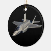 F-35 Blitz II Panther Jet Fighter Keramik Ornament (Links)