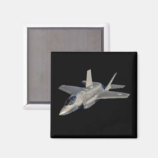 F-35 Blitz II Panther Jet Fighter Magnet (Vorderseite/Rückseite)