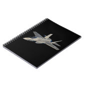 F-35 Blitz II Panther Jet Fighter Notizblock (Linke Seite)