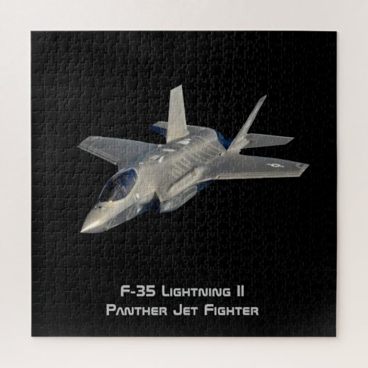 F-35 Blitz II Panther Jet Fighter Puzzle (Vertikal)