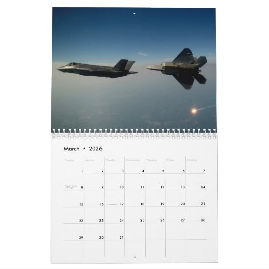 F-35 Blitze II Kalender (Mär 2026)