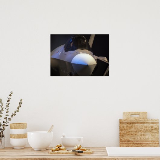 F-35 Blitze II Poster (Küche)