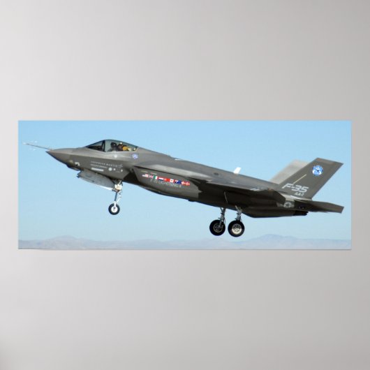 F-35 Blitze II Poster (Vorne)