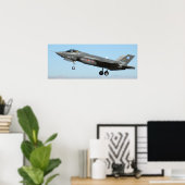 F-35 Blitze II Poster (Heimbüro)