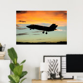 F-35 Blitze II Poster (Heimbüro)