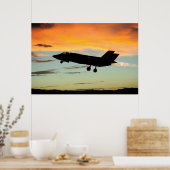 F-35 Blitze II Poster (Küche)