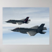 F-35 Blitze Poster (Vorne)