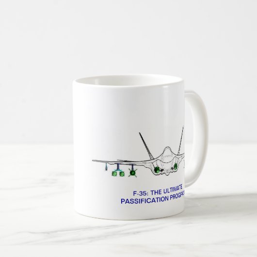 F-35: ENTSCHEIDENDES PASSIFICATION PROGRAMM KAFFEETASSE (VorderseiteRechts)