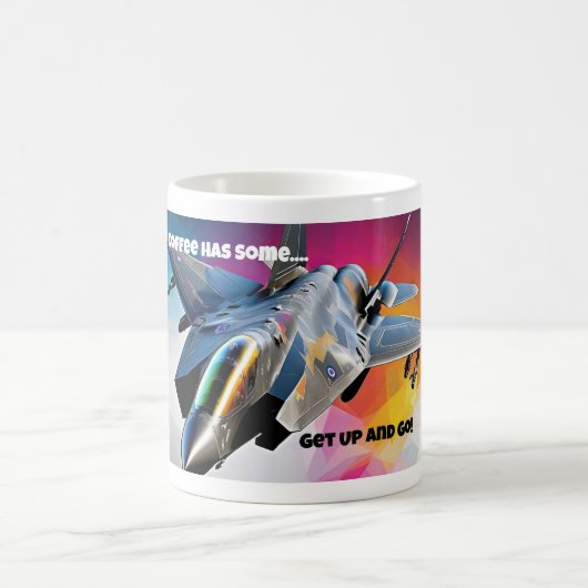 F-35 Figher Jet Kaffeetasse (Mittel)