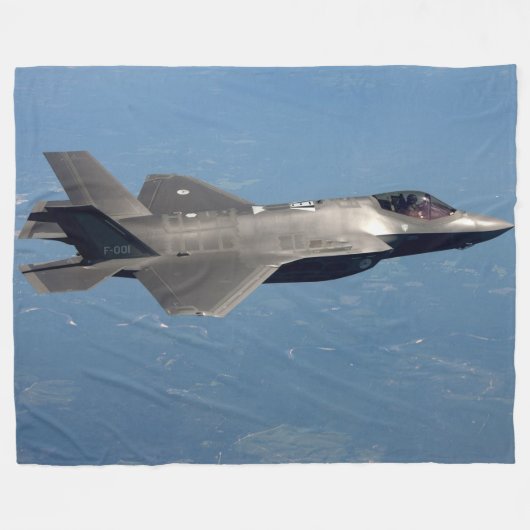F-35 FLEECEDECKE (Vorderseite (Horizontal))