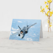 F-35 Kämpfer mit amerikanischer Flagge Karte (Gelbe Blume)
