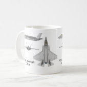 F-35 Lightning II Kaffeetasse (Vorderseite Links)