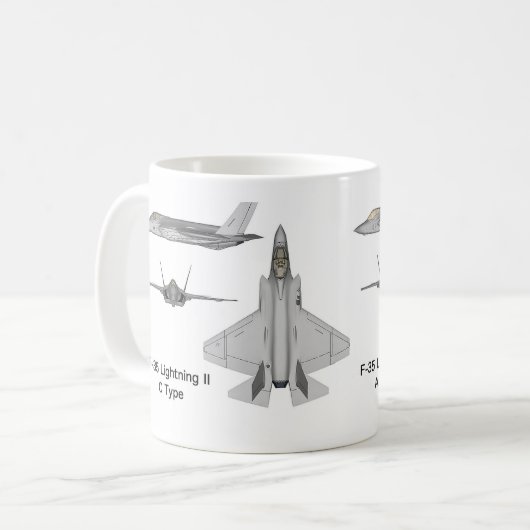 F-35 Lightning II Kaffeetasse (Vorderseite Links)