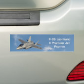 F-35 Lightning II Panther Jet Fighter in Sky Autoaufkleber (Auf Auto)