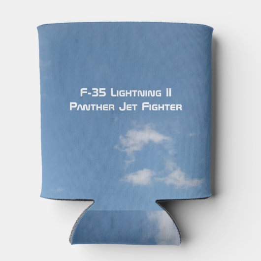 F-35 Lightning II Panther Jet Fighter in Sky Dosenkühler (Rückseite)