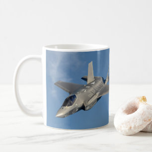 F-35 Lightning II Panther Jet Fighter in Sky Kaffeetasse