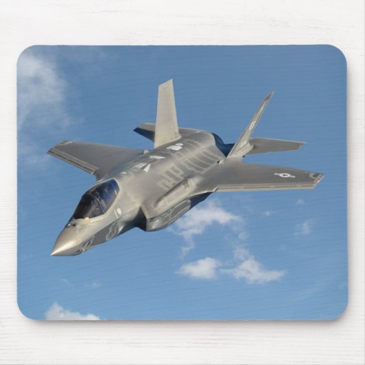 F-35 Lightning II Panther Jet Fighter in Sky Mousepad (Vorne)