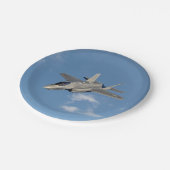 F-35 Lightning II Panther Jet Fighter in Sky Pappteller (Schrägansicht)