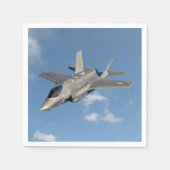 F-35 Lightning II Panther Jet Fighter in Sky Serviette (Vorderseite)