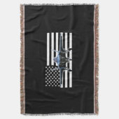 F-35 (Schwarze Flagge) Decke (Vorderseite Vertikal)