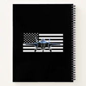 F-35 (Schwarze Flagge) Notizblock (Rückseite)