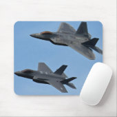 F-35 und F-22 Kampfjet Mousepad (Mit Mouse)