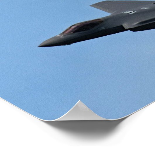 F-35 und F-22 Kampfjet Poster (Ecke)