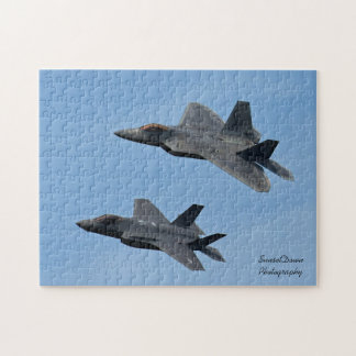 F-35 und F-22 Kampfjet  Puzzle