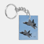 F-35 und F-22 Kampfjet Schlüsselanhänger (Vorderseite links)