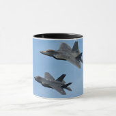 F-35 und F-22 Kampfjet Tasse (Zentrum)