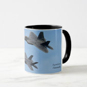 F-35 und F-22 Kampfjet Tasse (VorderseiteRechts)