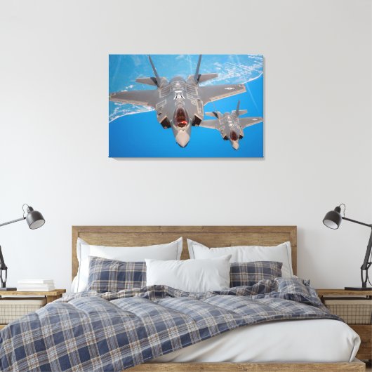 F-35A BELEUCHTUNG II 24x36 Leinwanddruck (Insitu (Schlafzimmer))