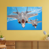 F-35A BELEUCHTUNG II 32x48 Leinwanddruck (Insitu (Wohnzimmer))